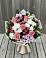 Букет цветов из: Альстромерии, Гвоздики, Розы и Хризантемы в Железногорске