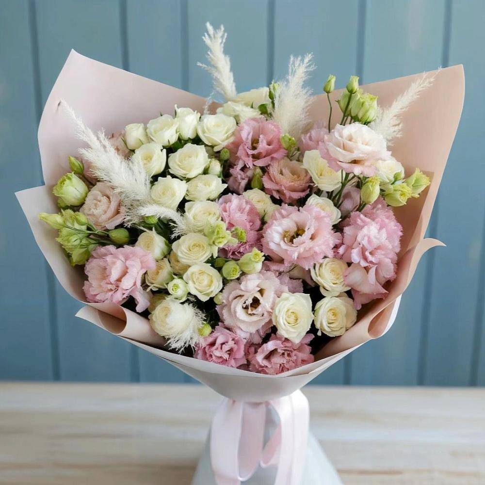 Букет цветов из: Альстромерии и Розы в Железногорске