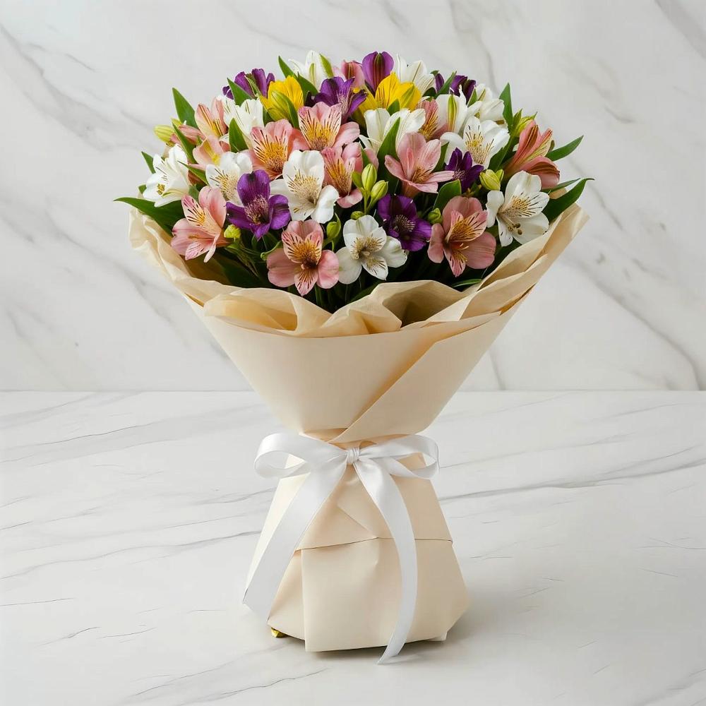 Букет цветов из: Альстромерии в Железногорске