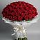 Букет 101 Красная роза Блэк Мэджик в Железногорске
