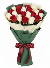 Букет Микс из красных и белых роз #REPLACE_PRED# Железногорске
