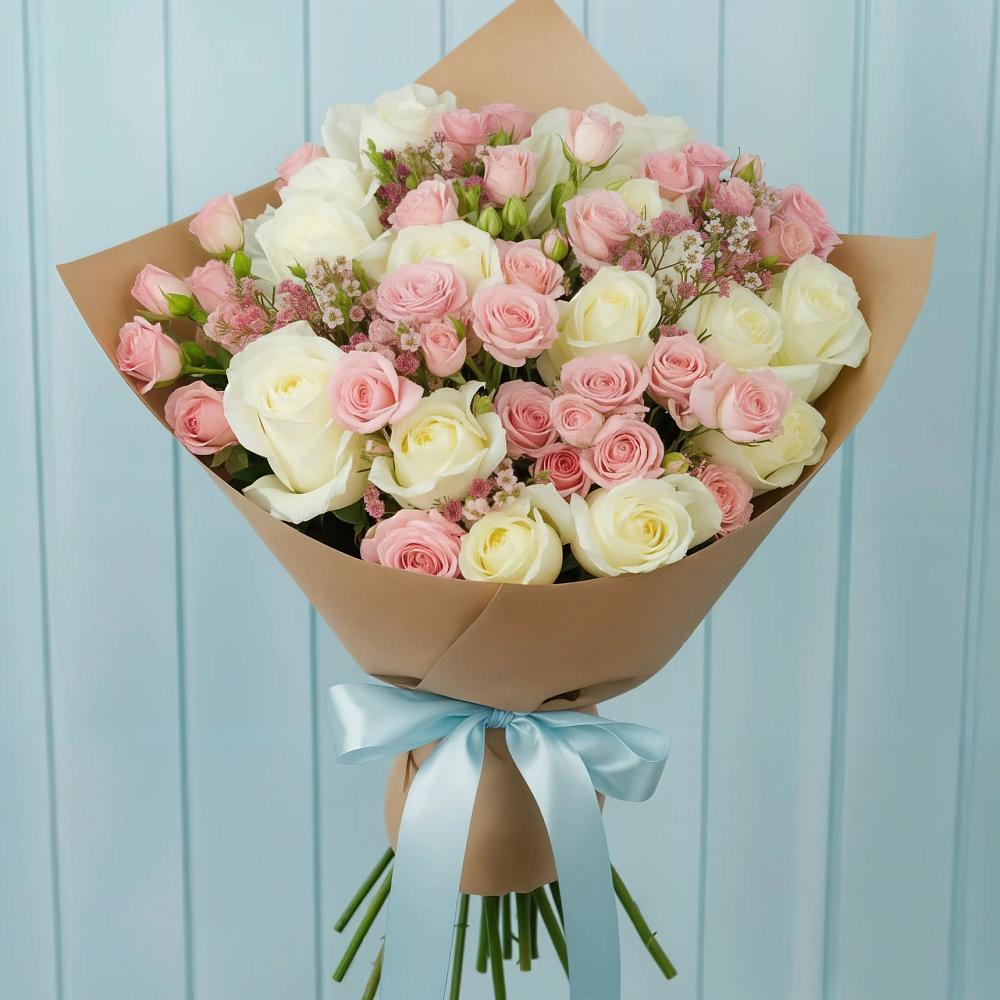 Букет цветов из: Розы в Железногорске