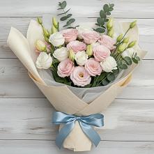 Букет цветов из:  Лизиантусы #REPLACE_PRED# Железногорске