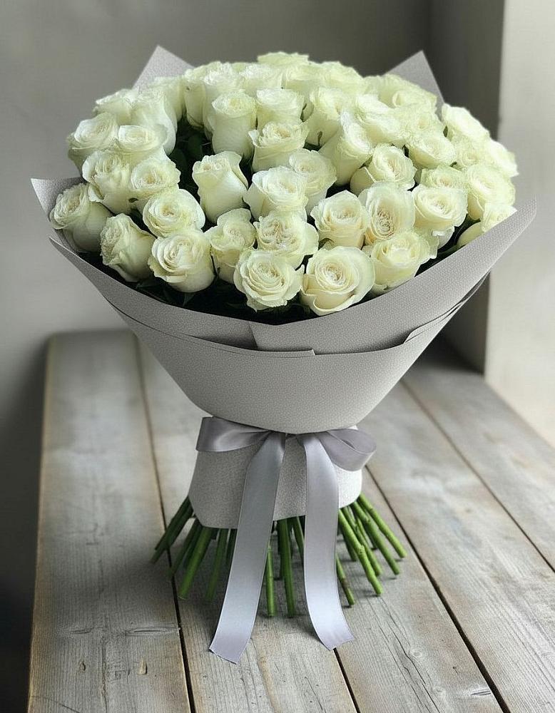 Букет 35 Белых роз в Железногорске