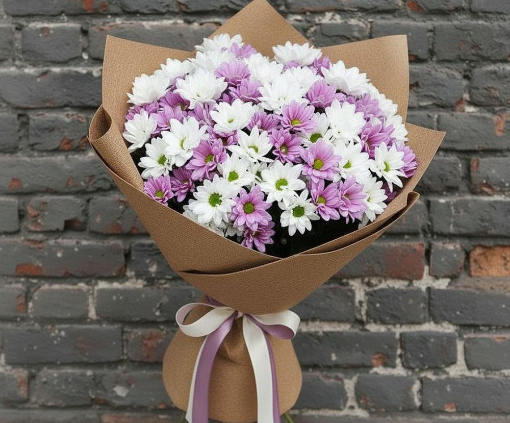 Букет цветов из: Хризантемы в Железногорске