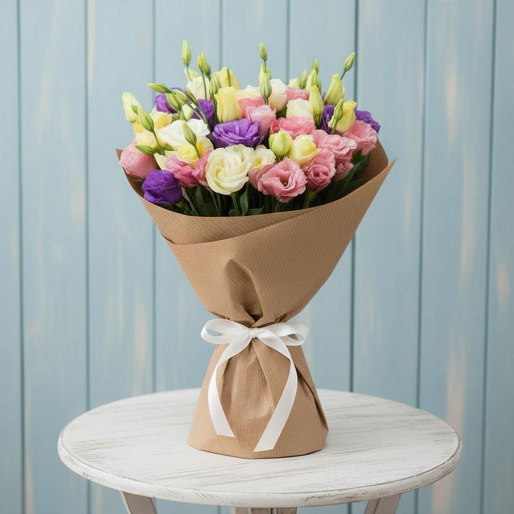 Букет цветов из: Лизиантусы в Железногорске