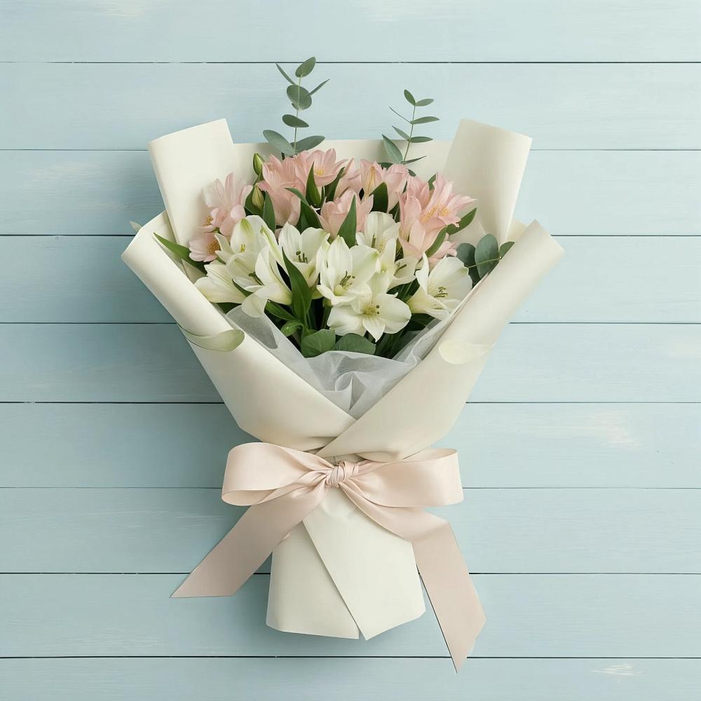 Букет цветов из: Альстромерии в Железногорске