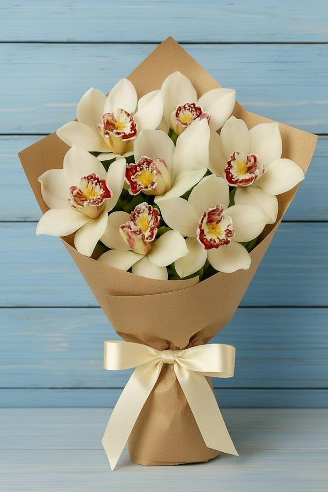 Букет цветов из: Орхидеи и Розы в Железногорске