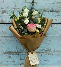 Букет цветов из:  Розы и Лизиантусы #REPLACE_PRED# Железногорске